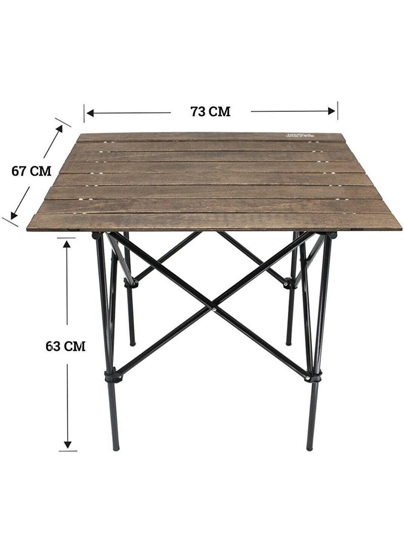 Wooden Folding Camping Table