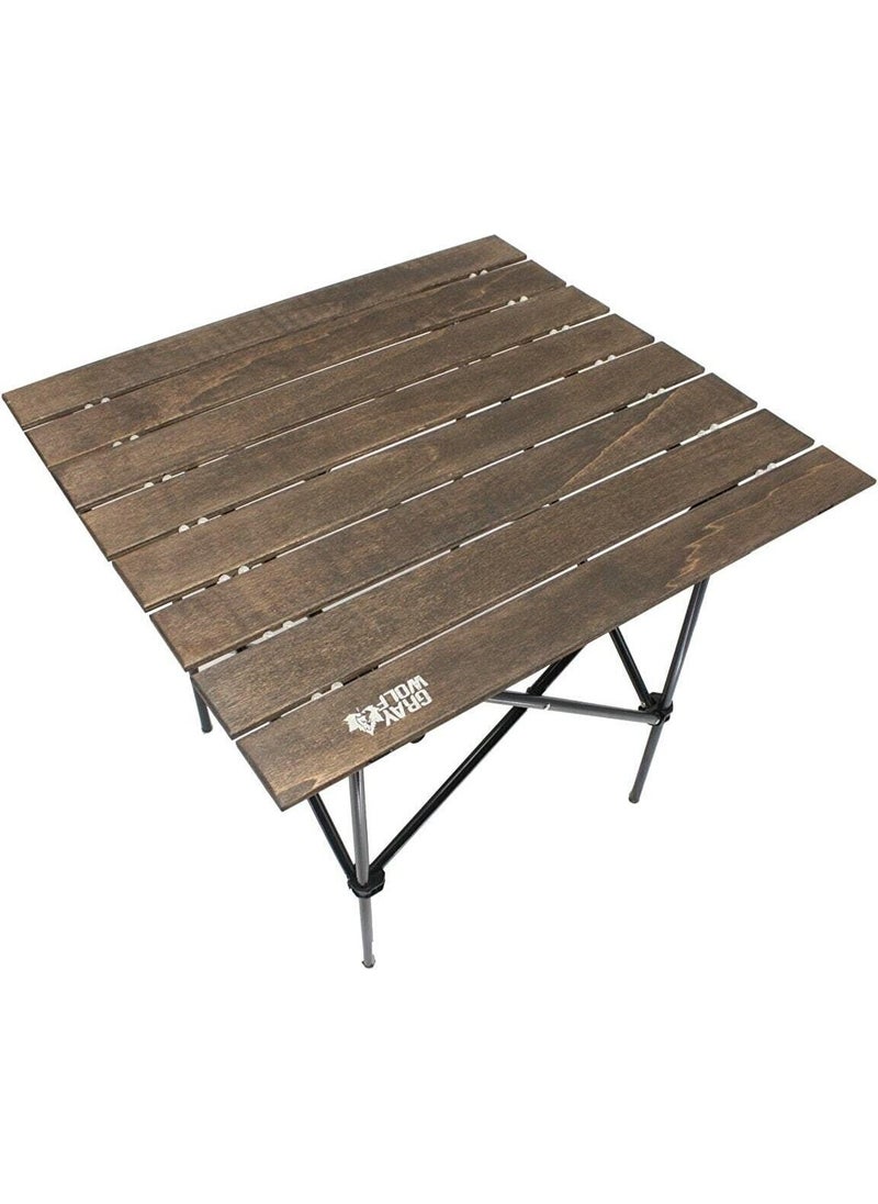 Wooden Folding Camping Table
