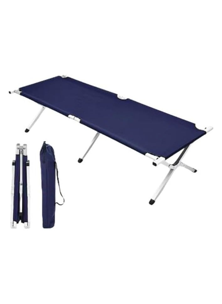 Folding Camping Cot for Adults, Portable Camp Bed, Lightweight, Extra Wide, Travel Sleeping Cots for Outdoor Hiking BBQ Office Nap Beach Vacation |188*64*42cm