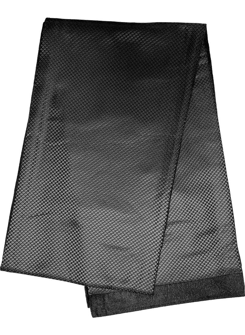Gift Baklava Patterned Satin Thin Cashmere Textured Warm Soft Winter Scarf