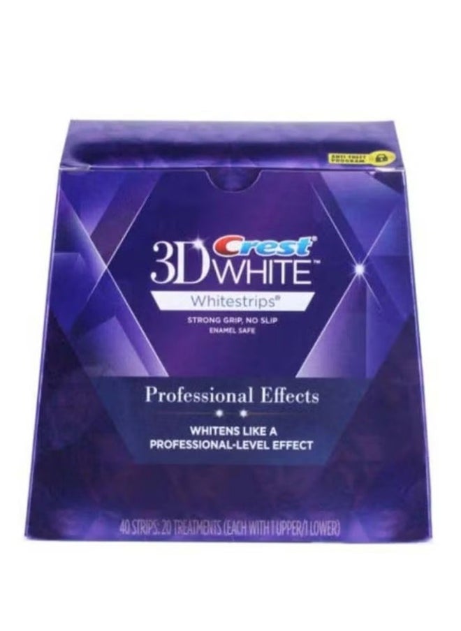 40-Piece 3D WhiteStrips Dental Whitening Kit