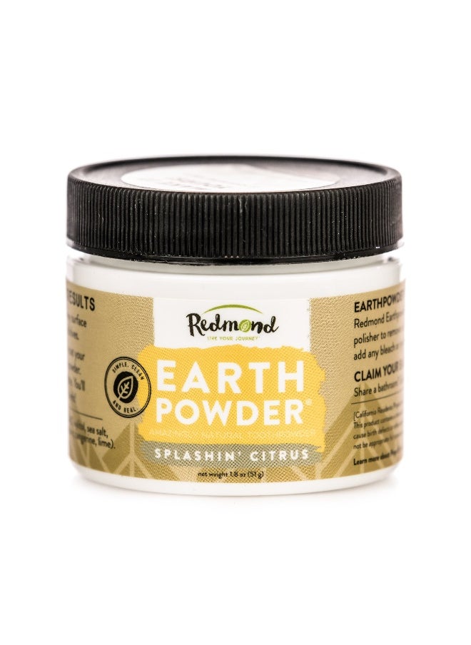 Earthpowder - All Natural Tooth and Gum Powder Bentonite Clay, Vegan Organic Non-Fluoride No