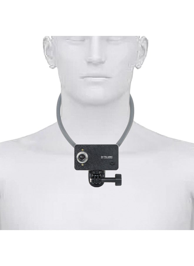 Sports Camera Mobile Phone Hanging Neck Bracket Suitable For Gopro11 Hanging Neck Collar Viewing Angle Bracket-Color:Professional Neck Clip