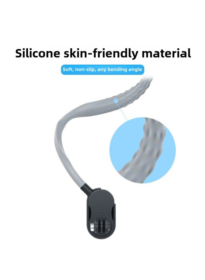 Sports Camera Mobile Phone Hanging Neck Bracket Suitable For Gopro11 Hanging Neck Collar Viewing Angle Bracket-Color:Professional Neck Clip
