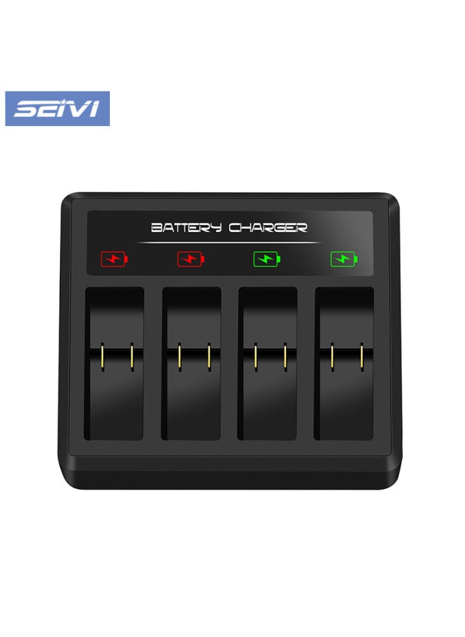 Direct Supply Gopro Hero5/6/7/8 Charger Usb LCD Smart Seat Charging Sports Camera Accessories-Colour:Gopro5 Four Slots