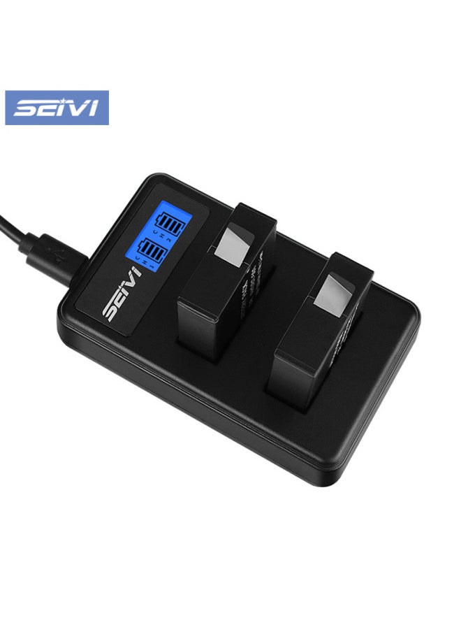Direct Supply Gopro Hero5/6/7/8 Charger Usb LCD Smart Seat Charging Sports Camera Accessories-Colour:Gopro5 Four Slots