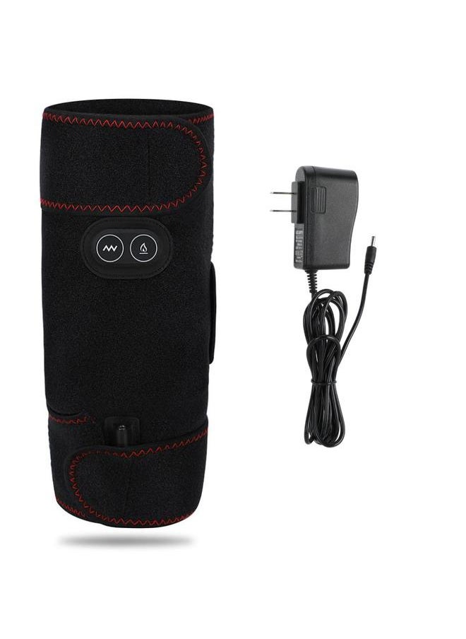 Doact new heateds vibration physiotherapy knee pads Single Pack Black One Size100‑240V/8.4V