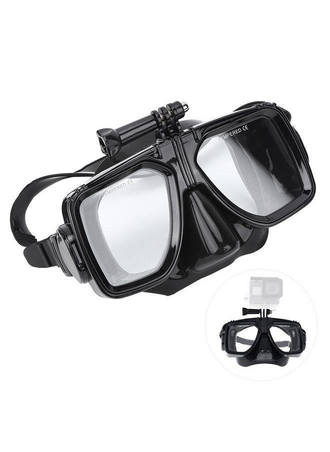 Diving Glasses Waterproof Anti-Fog Swimming Goggle with EVA Storage Box for DJI Osmo Actionblack