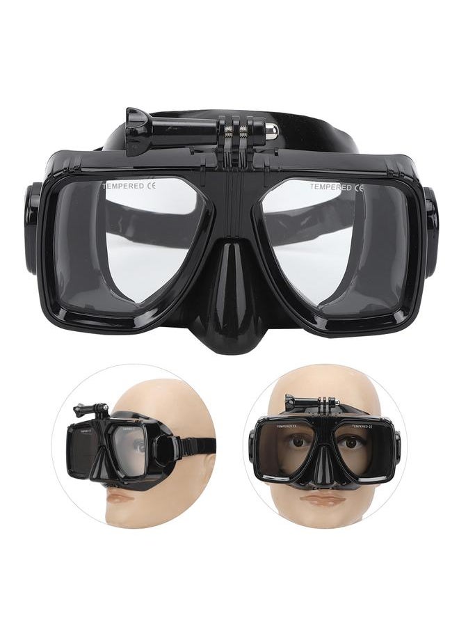 Diving Glasses Waterproof Anti-Fog Swimming Goggle with EVA Storage Box for DJI Osmo Actionblack