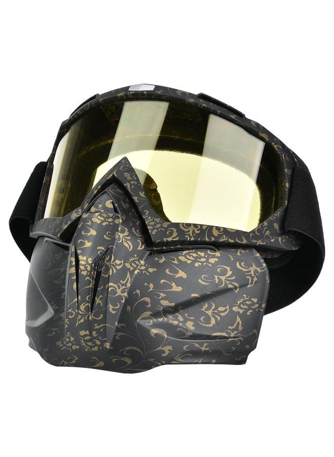 Anti fog Anti wind Protective Goggles Mask Outdoor Cycling Safety Eye Protection Glasses Yellow