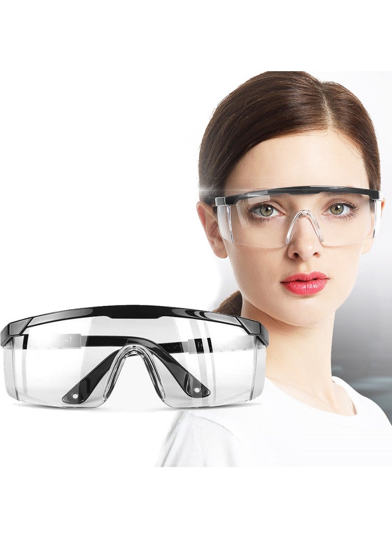 Transparent Chemical Protective Glasses Pack 10 Pieces