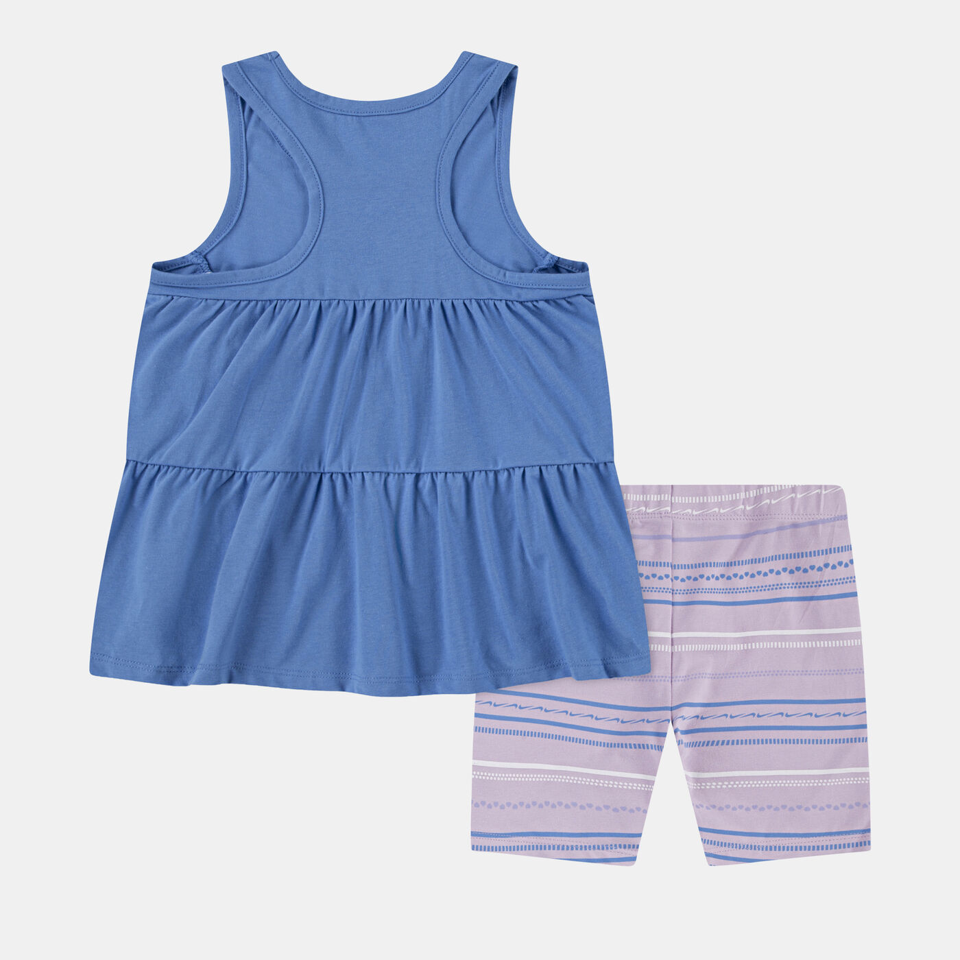KIds' Sunny Swoosh Tank Top and Bike Shorts Set