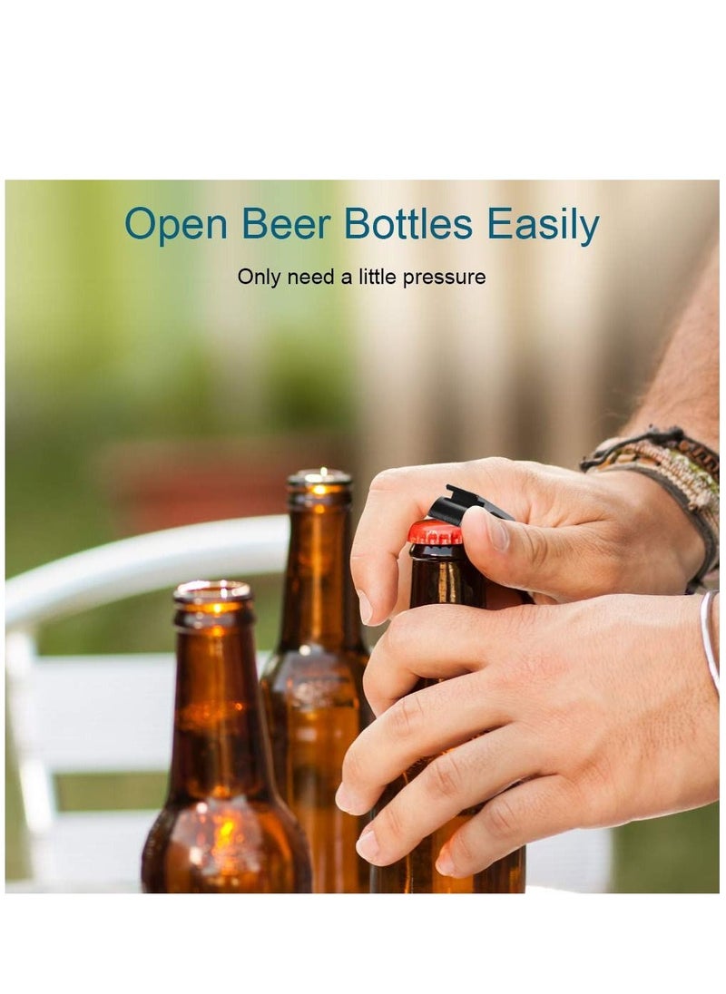 6PCS Colorful Bottle Openers, Premium Metal Keychain Opener, Beverage Opener for Men, Women, Small and Practical, Easy to Carry, Open the Lids of Easily