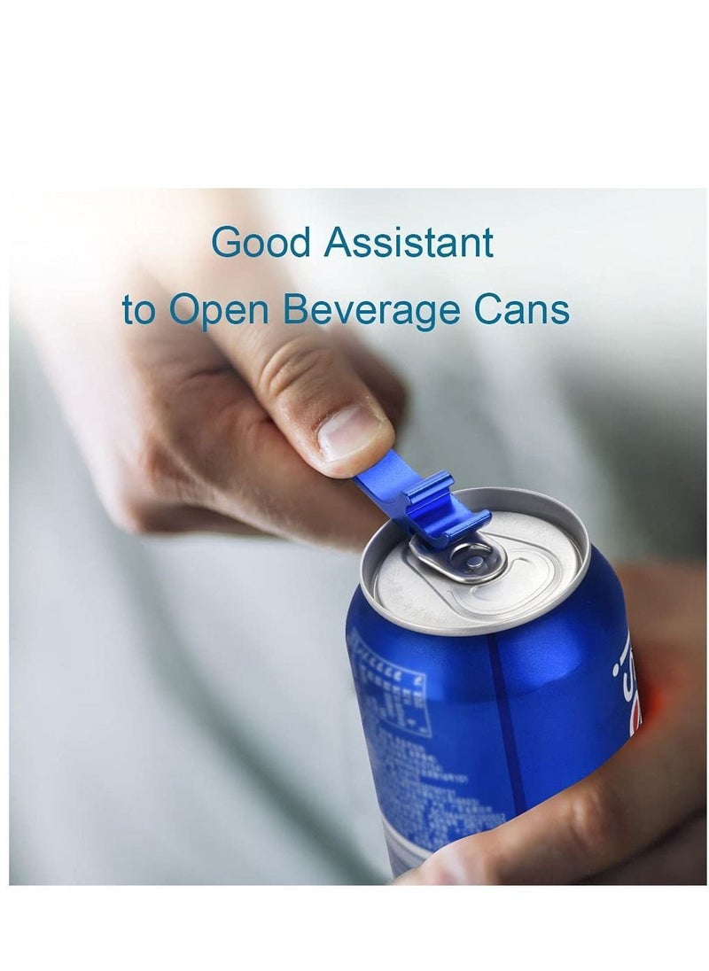 6PCS Colorful Bottle Openers, Premium Metal Keychain Opener, Beverage Opener for Men, Women, Small and Practical, Easy to Carry, Open the Lids of Easily