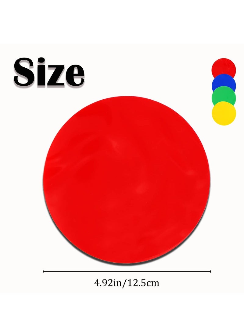 Rubber Jar Opener Gripper Pad-Jar for Weak Hands-Silicone Heat Insulation Pad Round-Rubber Grippers Opening Jars (Multi-coloured)