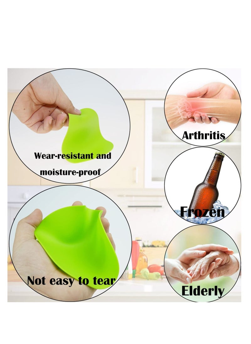 Rubber Jar Opener Gripper Pad-Jar for Weak Hands-Silicone Heat Insulation Pad Round-Rubber Grippers Opening Jars (Multi-coloured)
