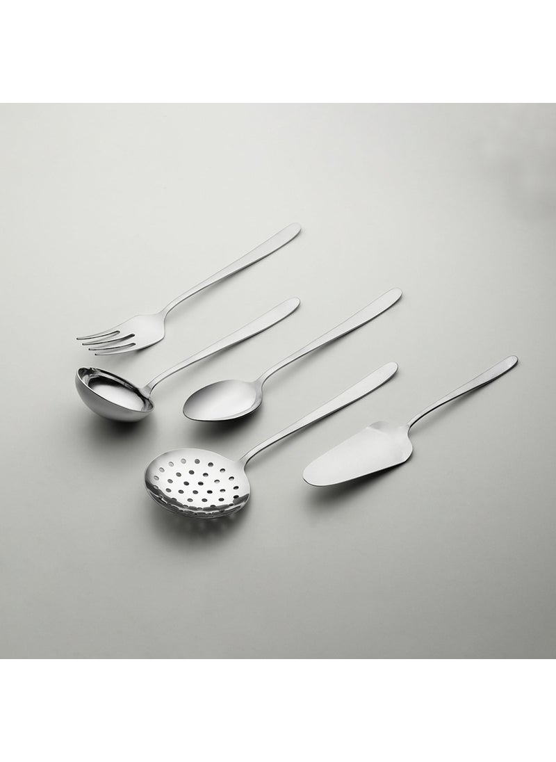 Sultan Plain 5 Piece Stainless Steel Serving Set