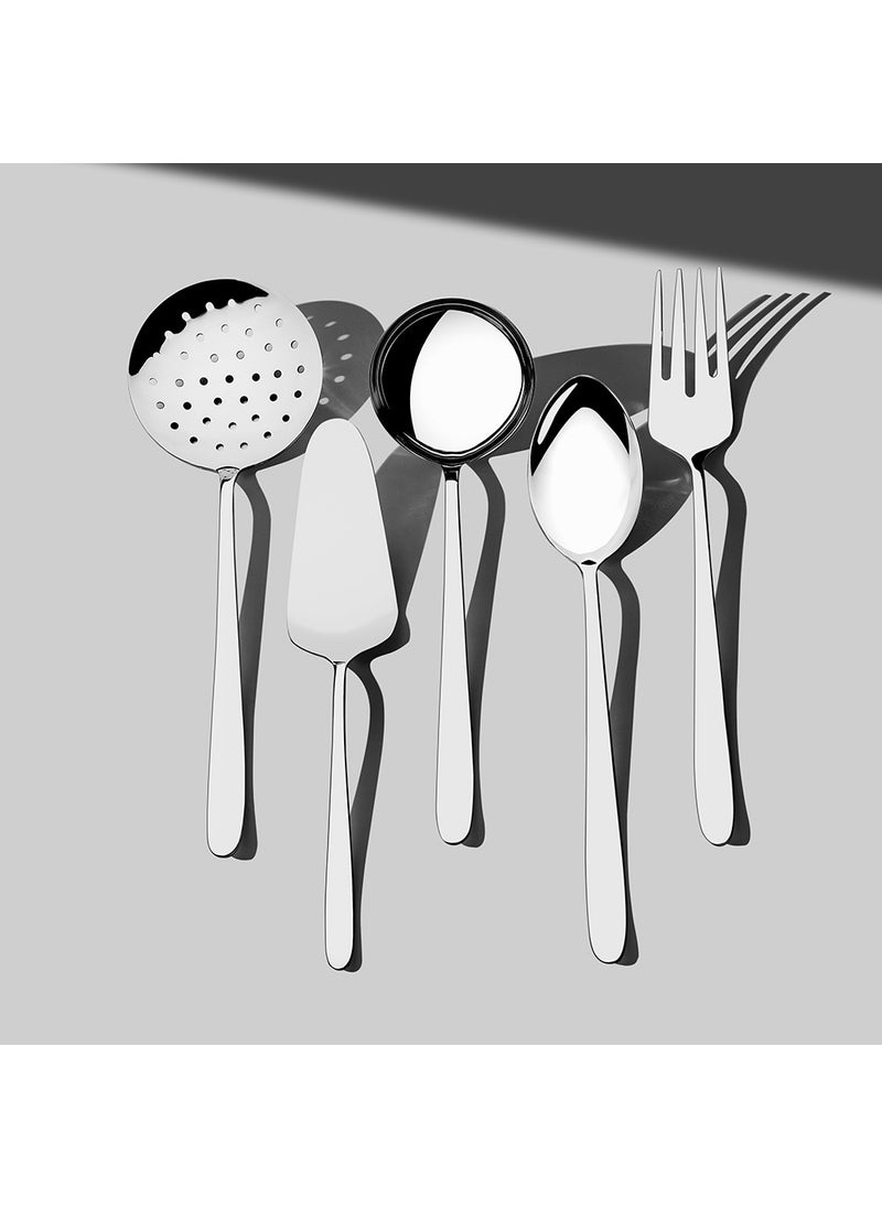 Sultan Plain 5 Piece Stainless Steel Serving Set