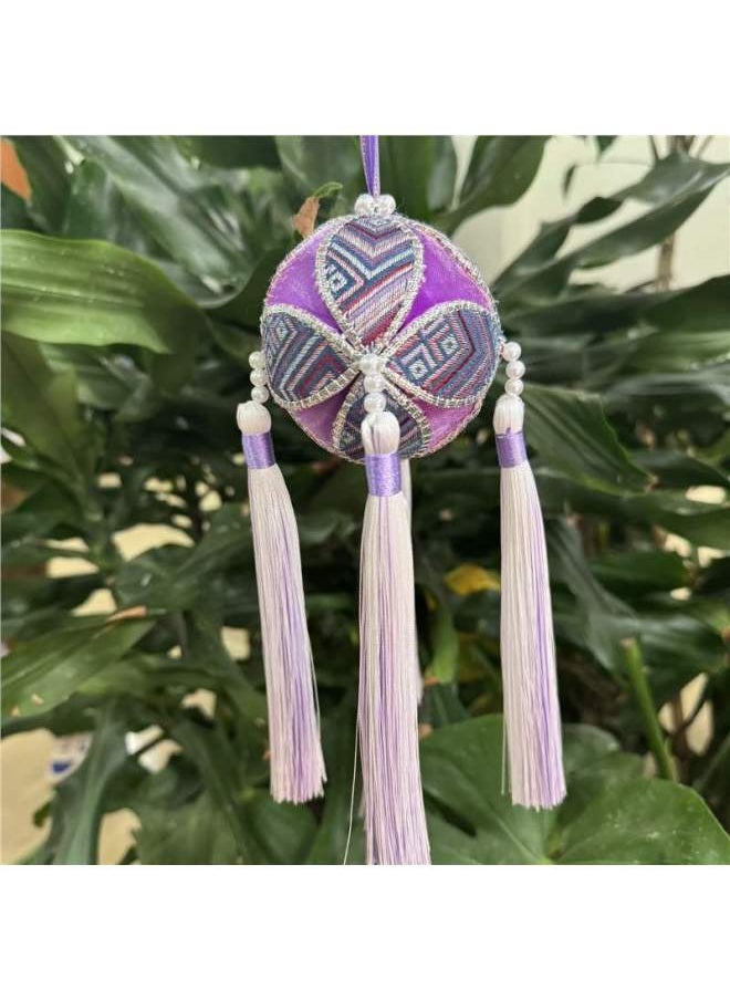 Boutique Hydrangea DIY Material Package Finished Products Guangxi Jingxi Jiuzhou Hydrangea Handmade Special Commemorative Gift 810cm-Specifications:Standard-Color:Zhuangjin Purple Bottom 8cm Finished Product