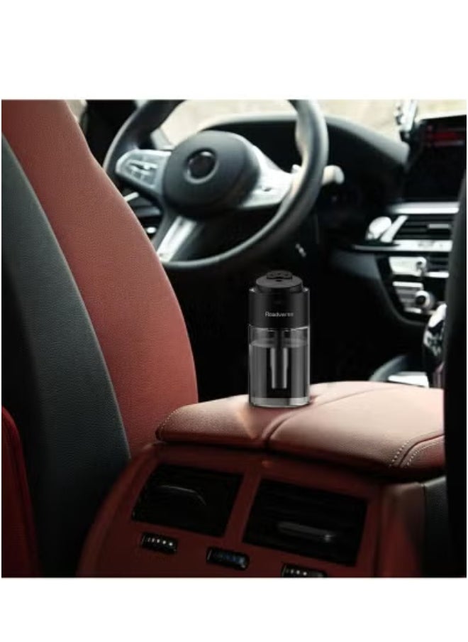 Car Perfume Diffuser – Natural Air Freshener with Long-Lasting Fragrance, Smart Auto/Off Feature, Aromatherapy Scent Diffuser, Starry Projector Lamp for Car, Home, and Office – Compact Humidifier and Air Purifier