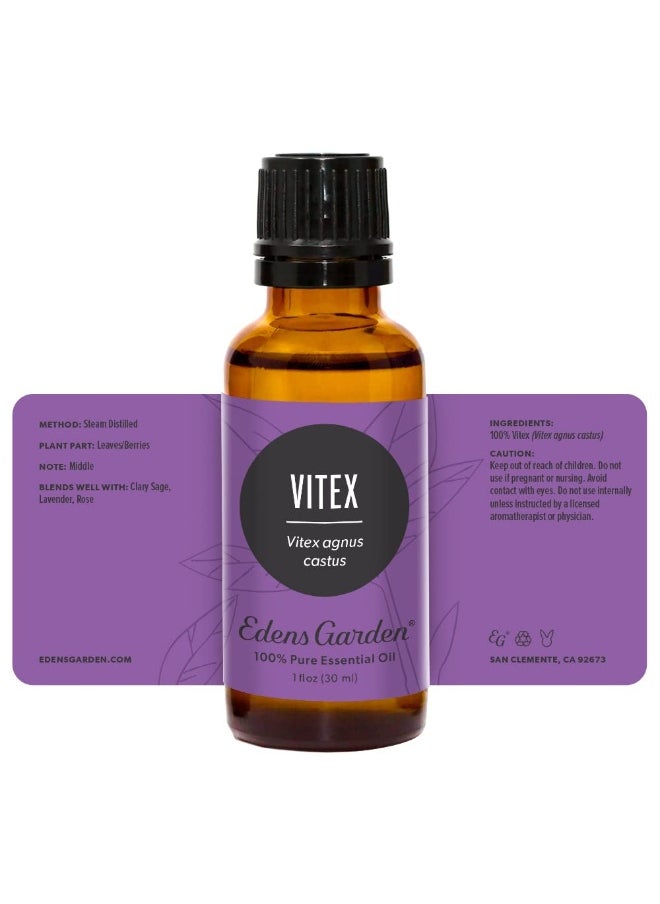 Vitex Essential Oil, 100% Pure Therapeutic Grade (Undiluted Natural/Homeopathic Aromatherapy Scented Essential Oil Singles) 30 ml
