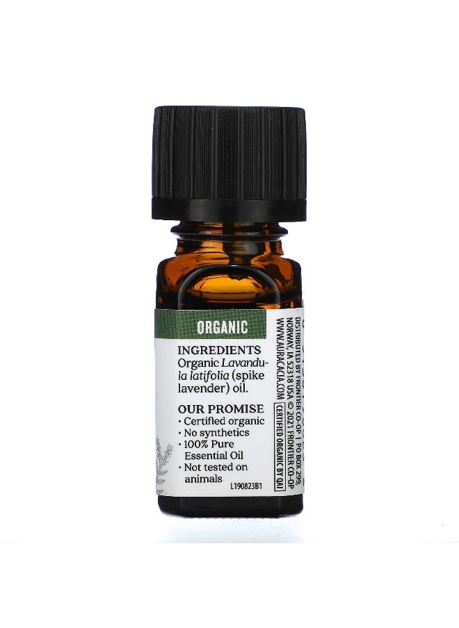 Organic Essential Oil, Lavender Spike, 0.25 Fluid Ounce