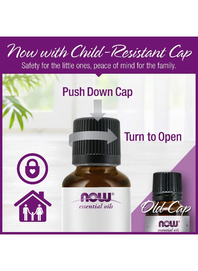 NOW Essential Oils, Tangerine Oil, Cheerful Aromatherapy Scent, Cold Pressed, 100% Pure, Vegan, Child Resistant Cap, 1-Ounce