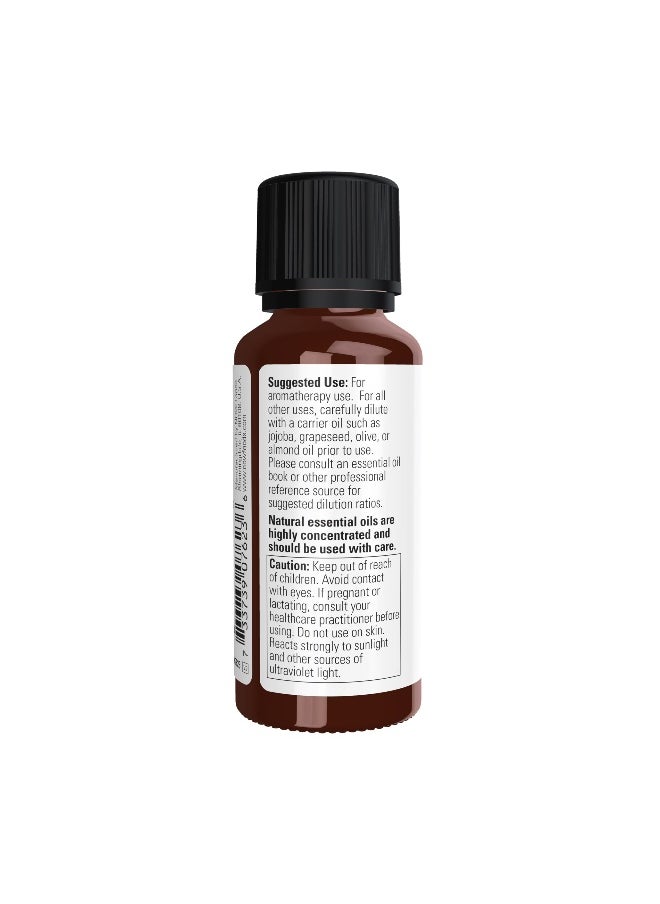 NOW Essential Oils, Tangerine Oil, Cheerful Aromatherapy Scent, Cold Pressed, 100% Pure, Vegan, Child Resistant Cap, 1-Ounce