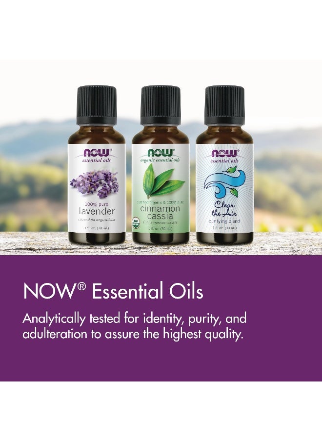 NOW Essential Oils, Tangerine Oil, Cheerful Aromatherapy Scent, Cold Pressed, 100% Pure, Vegan, Child Resistant Cap, 1-Ounce