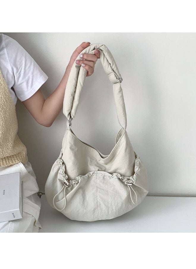 INS Student Fold Bag Casual Niche Korean Nylon Bag Large Capacity Female Crossbody Shoulder Bag