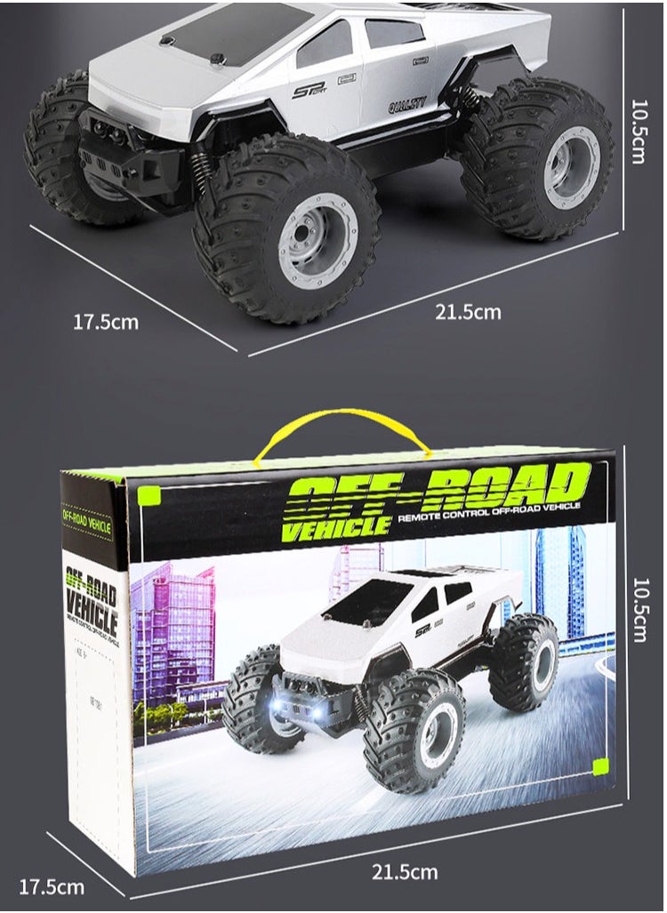 Tesla Pickup Remote Control Car , Rechargeable RC Trucks with Head Lights,2.4GHz RC Car Vehicle for boys kids adults