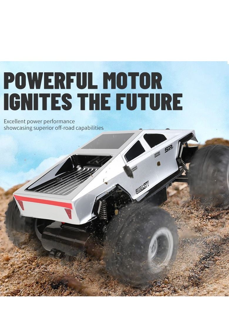 Tesla Pickup Remote Control Car , Rechargeable RC Trucks with Head Lights,2.4GHz RC Car Vehicle for boys kids adults