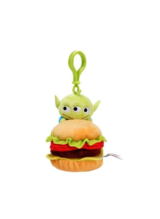 Disney Authentic Strawberry Bear Plush Keychain