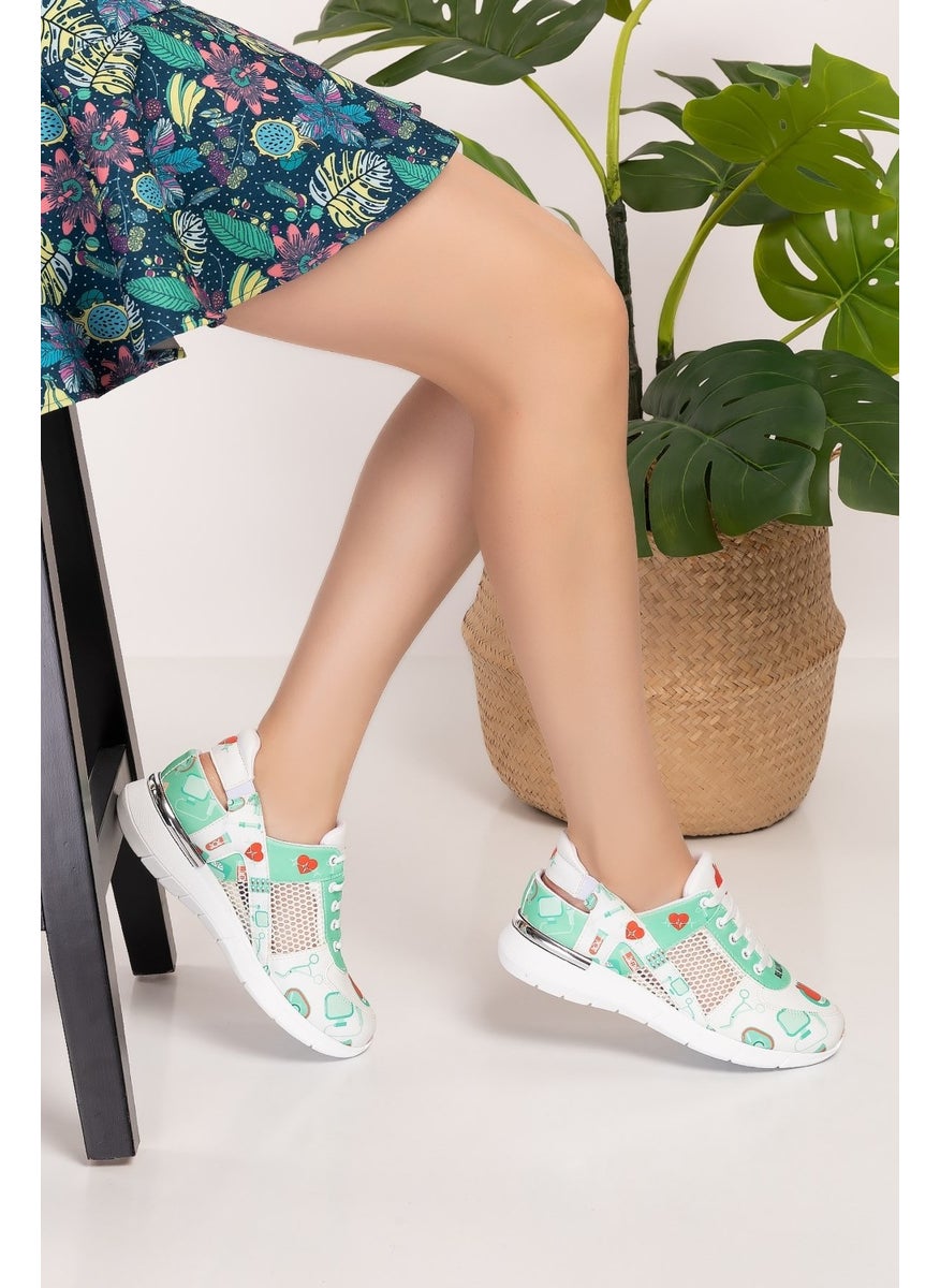 Be Alive Surgeon Cardiology Themed Mesh Orthopedic Sports Sandals