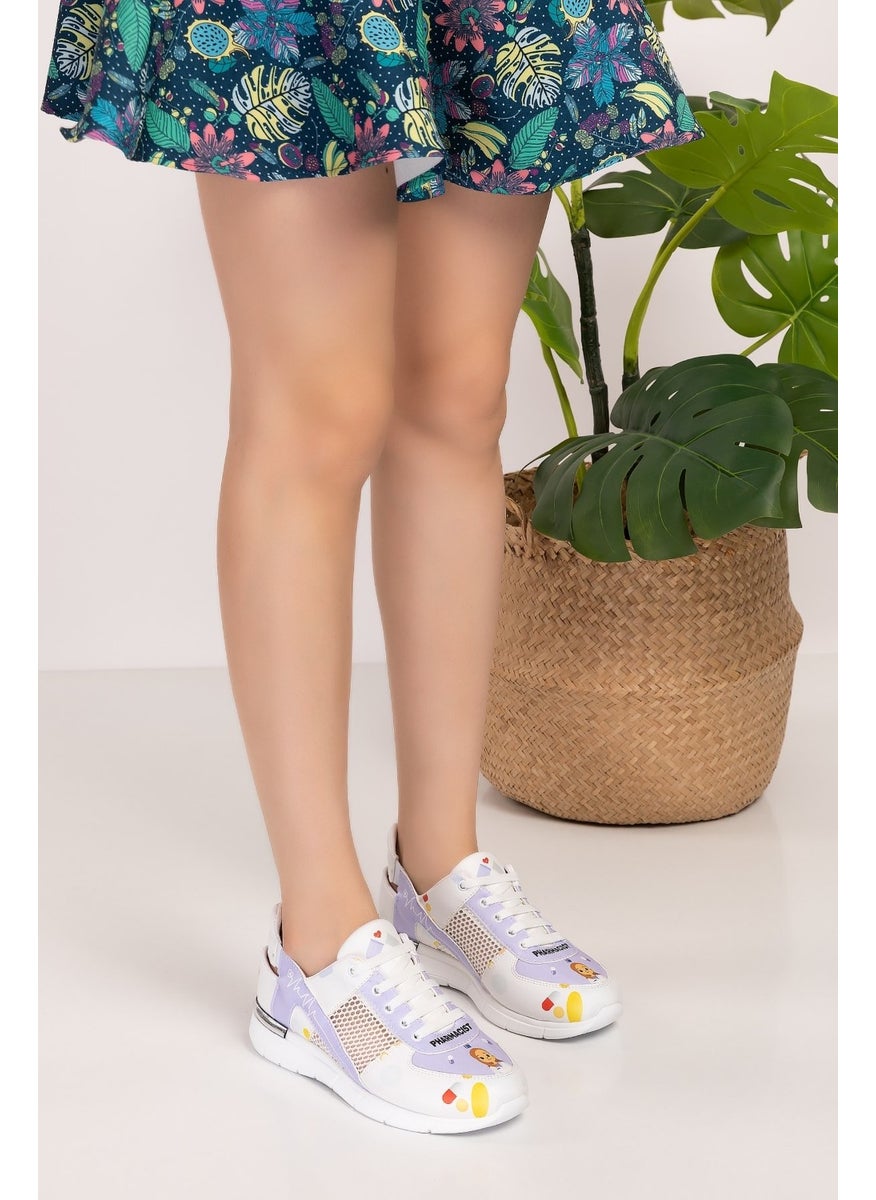 Pharmacy Patterned Mesh Orthopedic Sports Sandals