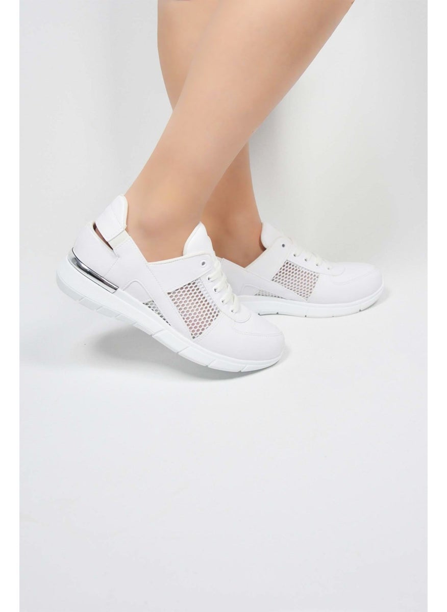 White Mesh Orthopedic Sports Sandals