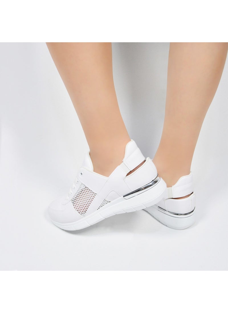 White Mesh Orthopedic Sports Sandals