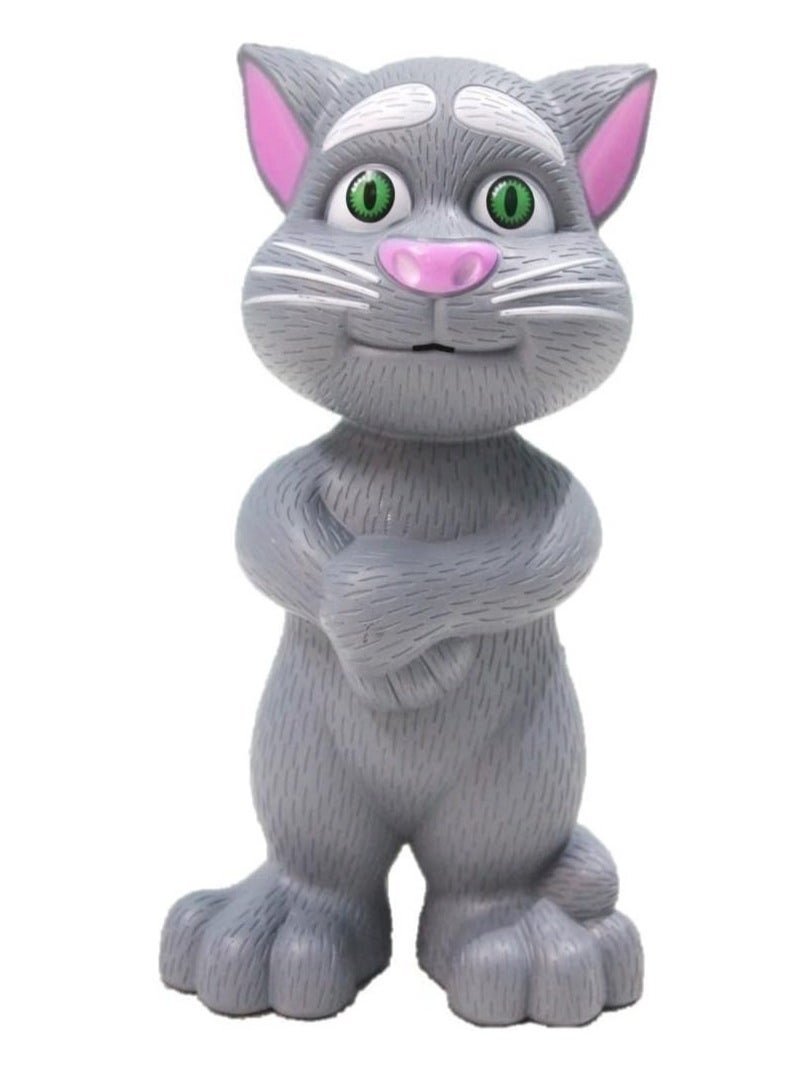 Intelligent Talking Tom Cat with Recording, Music, Story & Touch Functionality, Wonderful Voice with Stories & Songs Electronic Dancing Cactus Toys, Talking, Wriggle & Singing, Recording & Repeat What You Say & Interactive Toys,Best Gift for Your Baby or Kids