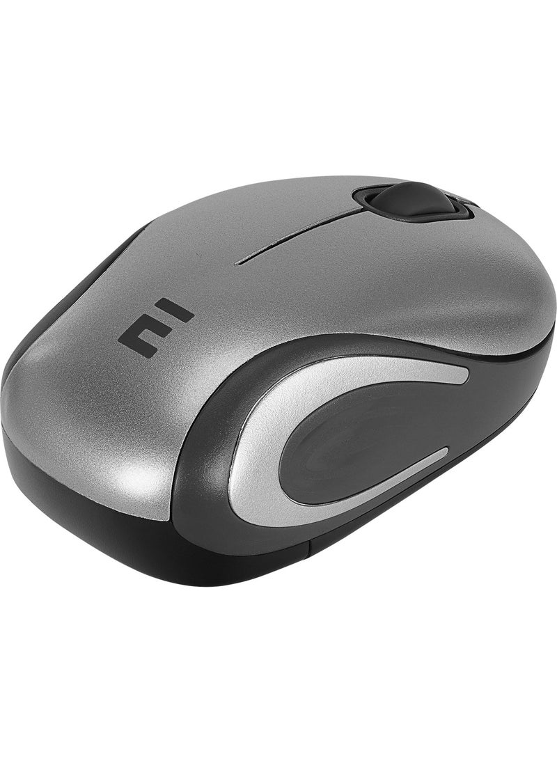 SMW-555 USB Silver 2.4ghz Optical Wireless Mouse