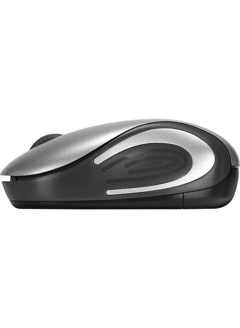 SMW-555 USB Silver 2.4ghz Optical Wireless Mouse