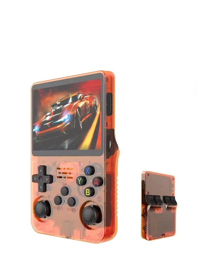 R36S Linux Handheld Retro Game Console with 64GB+16GB TF Card, 3.5 inch IPS Screen