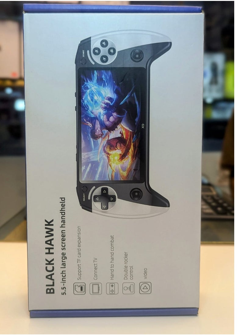 BLACK HAWK X9 Handheld Gaming Console 1500mah 5.5 Inch HD Screen Portable Retro Video Game