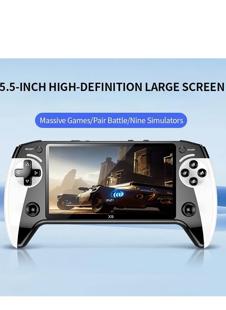 BLACK HAWK X9 Handheld Gaming Console 1500mah 5.5 Inch HD Screen Portable Retro Video Game