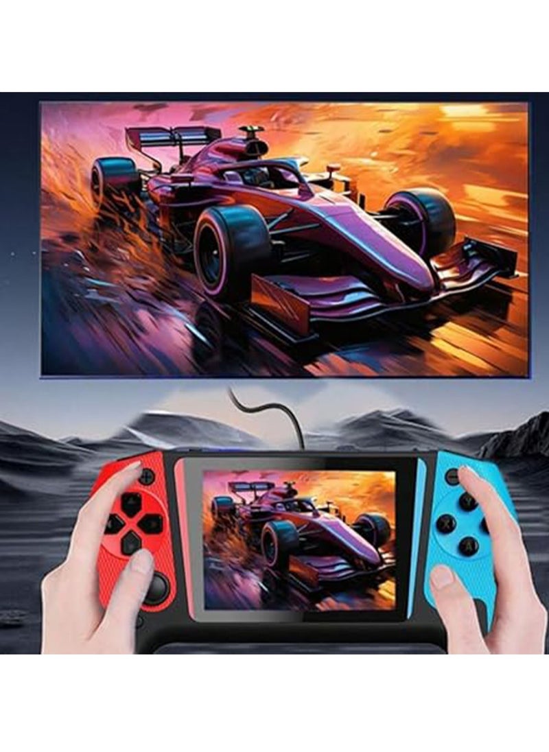 3.5 Inch LCD Retro Game Console – Built-in 500 Classic Games, Portable Handheld Gaming System with TV Output, 1200mAh Rechargeable Battery, Dual Player Mode – Nostalgic Video Game Console for Kids & Adults