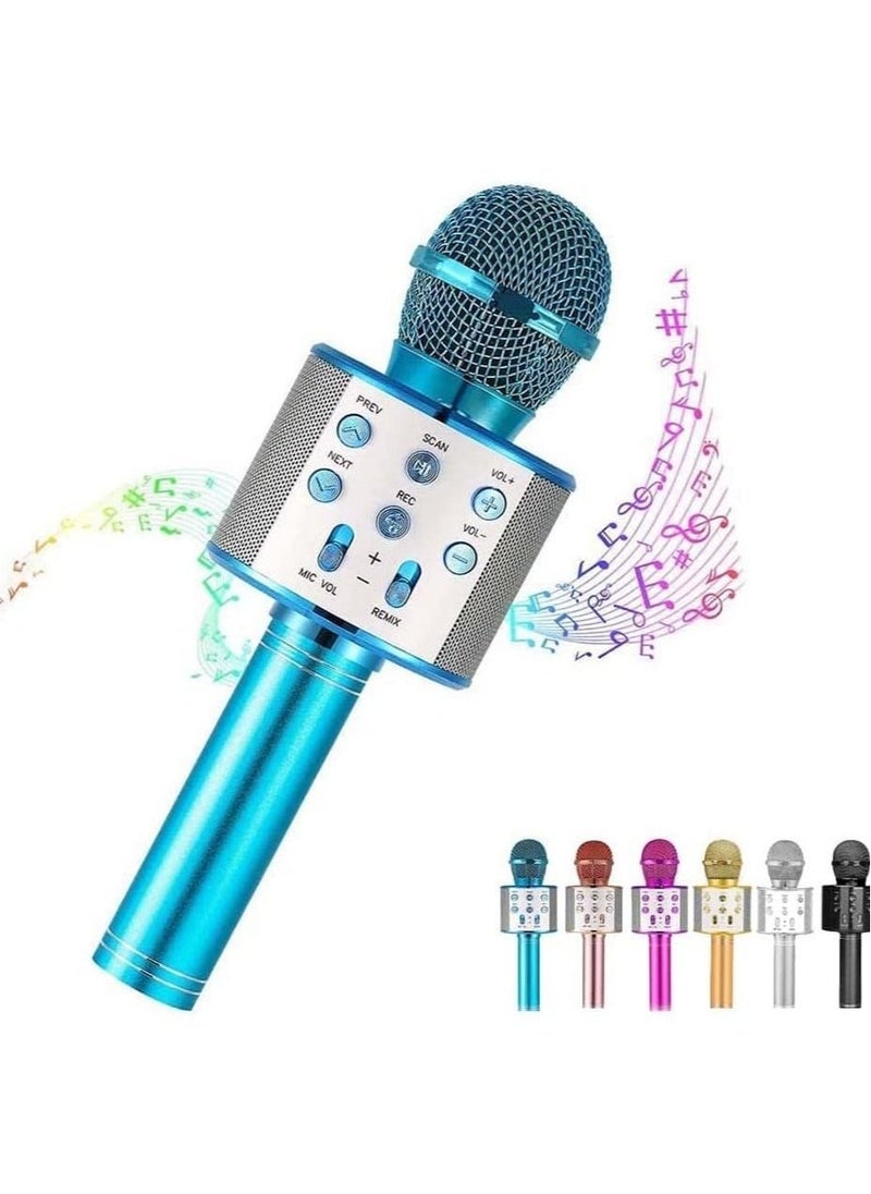 Bluetooth Microphone for kids Birthday Gift Toys for Age 3 4 5 6 7 8 9 10 Girls Boys Wireless Karaoke Mircrophone Little Kid Gifts Toy for Toddler Children