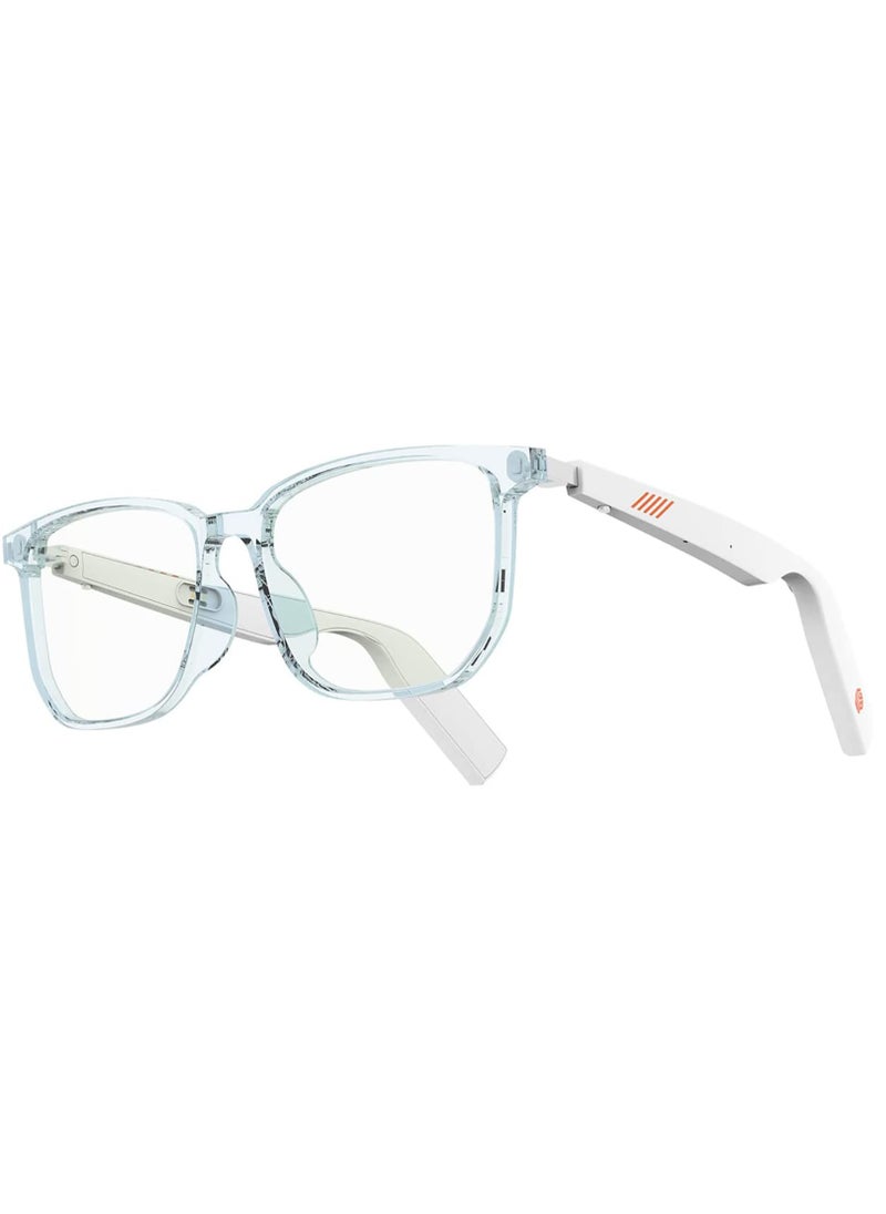 Bluetooth Audio Glasses with Microphone, Anti-Blue Light Lenses, Open Ear Speakers, Perfect for Gaming, Meetings, Travel, and Driving.