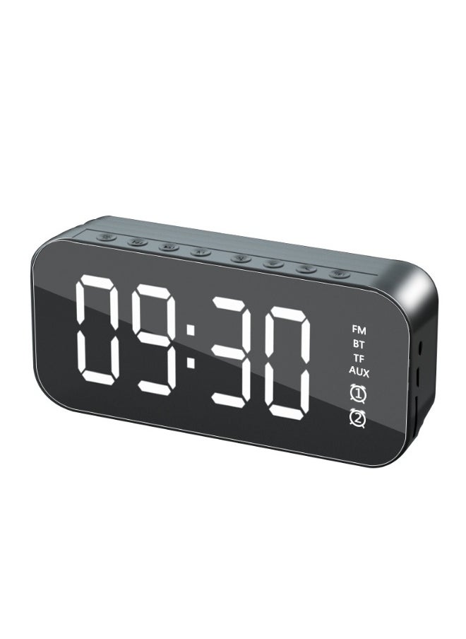 Wireless Retro Bluetooth Speaker Portable Mini Clock Small Audio Subwoofer Large Volume Tips Surround Sound