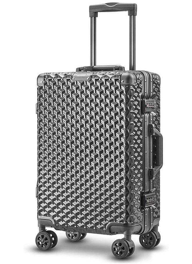 3 Pieces Aluminium Hardside 360 degree Spinner Wheels Trolley Luggage Set with TSA Lock 20/24/28 Inch