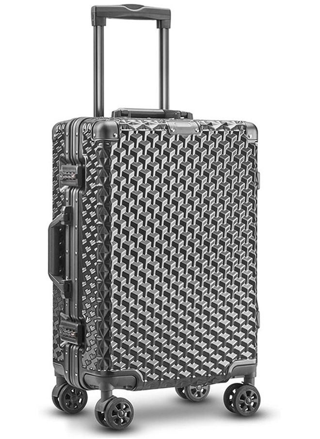 3 Pieces Aluminium Hardside 360 degree Spinner Wheels Trolley Luggage Set with TSA Lock 20/24/28 Inch