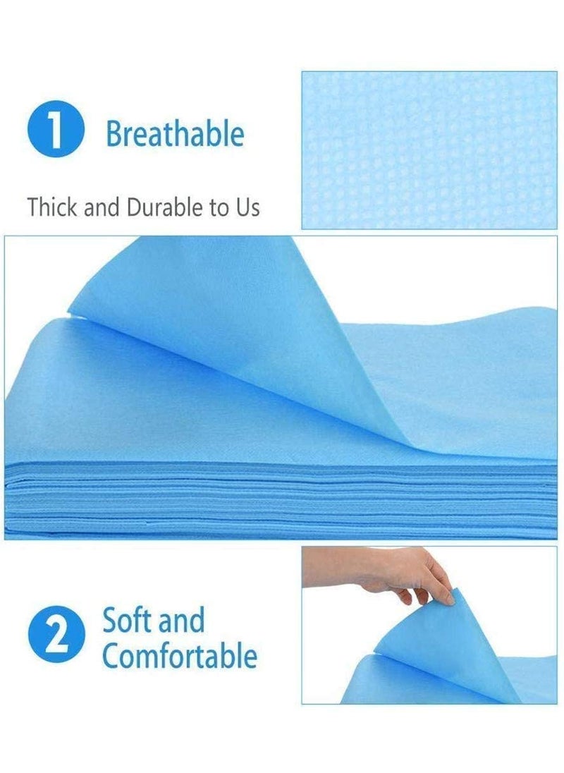 KUDIZE Disposable NonWoven Laminated Water Proof 30 GSM Bed Sheet for Hospital Hotel Spa and Beauty Parlor 63 x 80 Inch16000 x 20320 cm Pack of 10